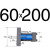 模具液压油缸MOB 光杆轻型拉杆非标定制缸径3040506080 缸径60*行程200