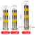 定制不锈钢警示柱停车桩可拆卸移动立柱地锁挡车柱车位锁防撞柱加厚交通隔离桩路障 固定立柱159*50高不锈钢