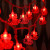 馨圣颐新年彩灯串过年春节LED灯串中国结红灯笼闪灯节日装饰喜庆小彩灯 彩色小灯笼 3米20灯【常亮】USB款