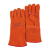 威特仕 10-2101 锈橙色斜拇指款电焊手套全套手指无缝防火耐磨隔热 XL 1副