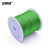 安赛瑞 金丝线银线编织绳（5卷装）12股彩色吊牌绳 1mm×23m 绿色 25121