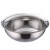 海斯迪克 HKxy-97 清洁不锈钢食堂儿童多用餐盆 厚无磁斜边汤碗盆 厨房洗菜盆30cm（1个）