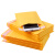 黄色牛皮纸气泡信封袋加厚防震泡沫膜快递服装书本打包装袋可定制 11*13+4cm