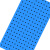 稳斯坦 WST119 五金工具挂板 方孔外墙直角货架洞洞板上墙展示架板 蓝色100cm*50cm*1.4 mm