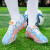 乔丹男童鞋子足球鞋夏款2024新款碎钉儿童运动鞋中大童专用男孩训练鞋 桔色 30码