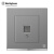 西屋（Westinghouse）一位插座面板W7DH_GY 维品系列尊爵灰 网络墙壁暗装86型
