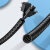 勤致（QINZHI） 理线管 包线管束线管2米长 直径16mm电线收纳固定整理绕线器 束线器电源理线器 QZ352 黑色