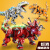 潘洛斯高难度机械哥斯拉大战金刚恐龙怪兽模型积木拼装男孩子玩具8-12岁 机械棘背龙带灯光
