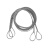 巨力牌钢丝绳吊具/钢丝绳吊索具/起重工具（两端插编钢丝绳套，表面光面涂油） 带油 Ф32*4 