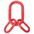 BDL 子母环4.7T 起重扣索具链条连接环合金钢吊扣起重链条吊索具定制