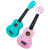 宠翰儿童吉他玩具女孩尤克里里初学者乐器小提琴可弹奏 小号 蓝色 13寸