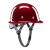 约巢烤漆加厚玻璃钢型安全帽工地施工建筑工程国标领导头盔定制 烤漆玻璃钢V型:酒红色