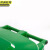京洲实邦【120L挂车款黄色】新国标户外垃圾桶分类塑料加厚商用工业带盖小区环卫垃圾桶JZSB