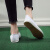 谋福（CNMF）白色舞蹈鞋护士鞋 帆布鞋软底工作鞋 （白色） 38码