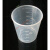 塑料烧杯 100毫升量杯塑料杯烧杯小量杯无味刻度杯100塑料量杯带 1个的价格