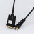 千天 QantopDVI转HDMI工业级4K光纤线接显示器线 双链路高清转换线 矩阵大屏25米