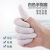 迈恻亦手指套防滑耐磨美容护手橡胶乳胶电子工业无尘一次性手指套 白色指套500克约780只