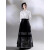 皮尔卡丹（pierrecardin）新中式国风宋制改良汉服女成人黑色马面裙套装日常2024新款早秋季 白色衬衫 S