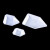 笛柏 塑料称量盘 称量皿 称量舟 方形舟形菱形六角形黑色方形  圆底舟形中号140ml 100个/包 