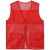 志愿者马甲定制透气网纱广告活动义工党员背心订做队服 红色 M 150CM155CM