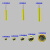 铝芯黄绿双色接地线BLV2.52F42F62F102F16平方国标单芯多芯电线 黄绿双色铝芯16平方100米