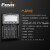 FENIX ARE-A4多兼容18650 26650 14500液晶显示四通道手电锂电池充电器