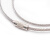 玛仕福 钢丝绳钥匙圈2.0mm*30cm 不锈钢钥匙圈 钢丝圈 钢丝锁扣