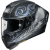 【精选好物】日本新款SHOEI摩托车头盔X-14成人白红蚂蚁柳川明加藤加贺蚊子犀牛羽毛头盔 KUJAKU TC-5 (BLACK/GREY) S