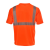 安大叔JJ-E774圆领反光T恤 3M安视透气反光材料 涤纶透气鸟眼布 荧光橙（加LOGO） L码
