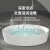 浪鲸（SSWW） 卫浴亚克力 波浪纹独立式浴缸卫生间大容量双人浴池 方形SKAK0070-1.5M