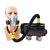 毒气强制动力送风呼吸器 锂电池粉尘过滤式便携式面具 充电油漆化 XLSFA6-FBM