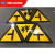 定制订制交通标志牌70三角慢字警示牌限速标牌道路反光标识牌铝板 注意行人