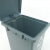 冰禹 BY-7549 分类连体塑料垃圾桶 脚踏脚踩式连体塑料桶垃圾箱 灰色20L其他垃圾