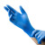 TWTCKYUS清洁专用橡乳胶餐饮级次一次性劳保手套PVC厨房加厚 进口蓝丁晴手套9寸(100只) L