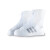 鸣固 透明雨鞋套 防水雨天防滑防水鞋套 男女通用加厚防滑耐磨PVC透明高帮雨靴套(41-42) XL