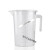 量杯 塑料 带刻度量筒厨房烘培奶茶店器具小工具塑料量具计量杯加 200ml-黑白双刻度-PC
