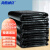 海斯迪克 HK-369 加厚型垃圾袋 商用工业专用塑料袋 黑色平口90*110cm 50个