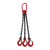 尚留鑫 起重链条吊索具2吨1.5米三腿G80锰钢组合吊具
