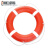 船用救生圈大人大浮力救生圈户外塑料应急防汛级救援游泳圈 (0.65kg泡沫圈)+8MM30米橘色绳