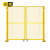 金蝎 工厂仓库车间隔离网门护栏网门简易围栏门防护网门 黄色3.0米高*总2米宽对开门