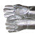 安百利 耐高温手套ABL-S592 防辐射热1000度 无隔热层 银色 38cm 1副