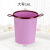 大号无盖厨房卧室客厅卫生间家用垃圾桶小号创意桌面桌上塑料纸篓 紫色16L(大号)
