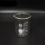 环球量杯刻度耐高温加热冲奶喝水微波炉DIY实验玻璃低型烧杯 300ml