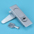 积麦 电柜箱锁 MS610-3 S钥匙锁 MS722 银色平面锁  工业用锁 亚光色-圆形