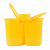 轻便式榨水桶   拖把清洁桶 圆头拖把挤水桶 16L便携 泰禧阁 黄色