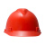 梅思安/MSA V-Gard PE标准型无透气孔V型安全帽 附下颚带 一指键帽衬安全帽 红色 1顶 可定制 LR+不合适