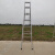 适用于家用镀锌铁梯子加厚人字梯合页梯折叠梯工程梯方形梯防 1米单梯