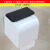 鹿凌青卫生间盒免打孔创意吸盘式厕所浴室筒家用防水厕纸盒 小款纯白色（打孔款）