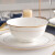 瓷秀源（CIXIUYUAN）唐山骨瓷面碗家用6英寸吃饭碗陶瓷碗碟套装新款金边面碗餐具 金边6英寸奥碗2个