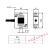 HZC-MS1微型拉压力称重传感器测力压力传感器重量重力传感器 微型尺寸12.9*12.9